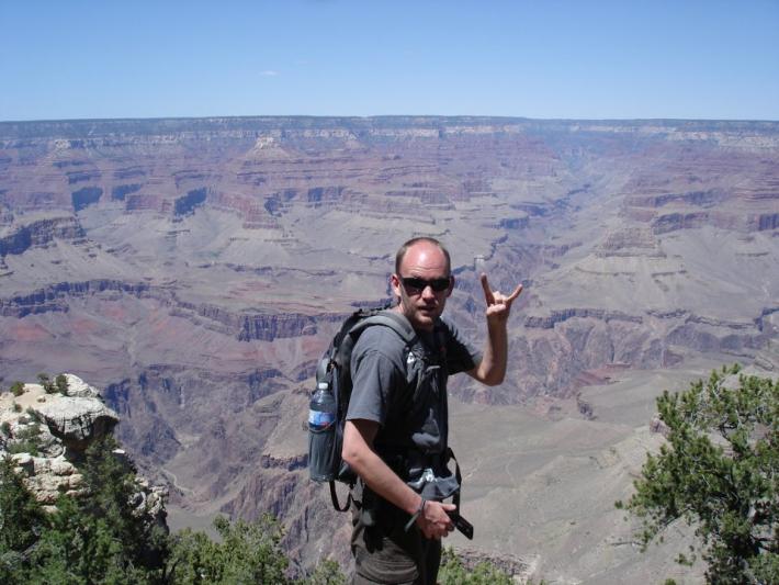 Kurtis Carter at the Grand Canyon